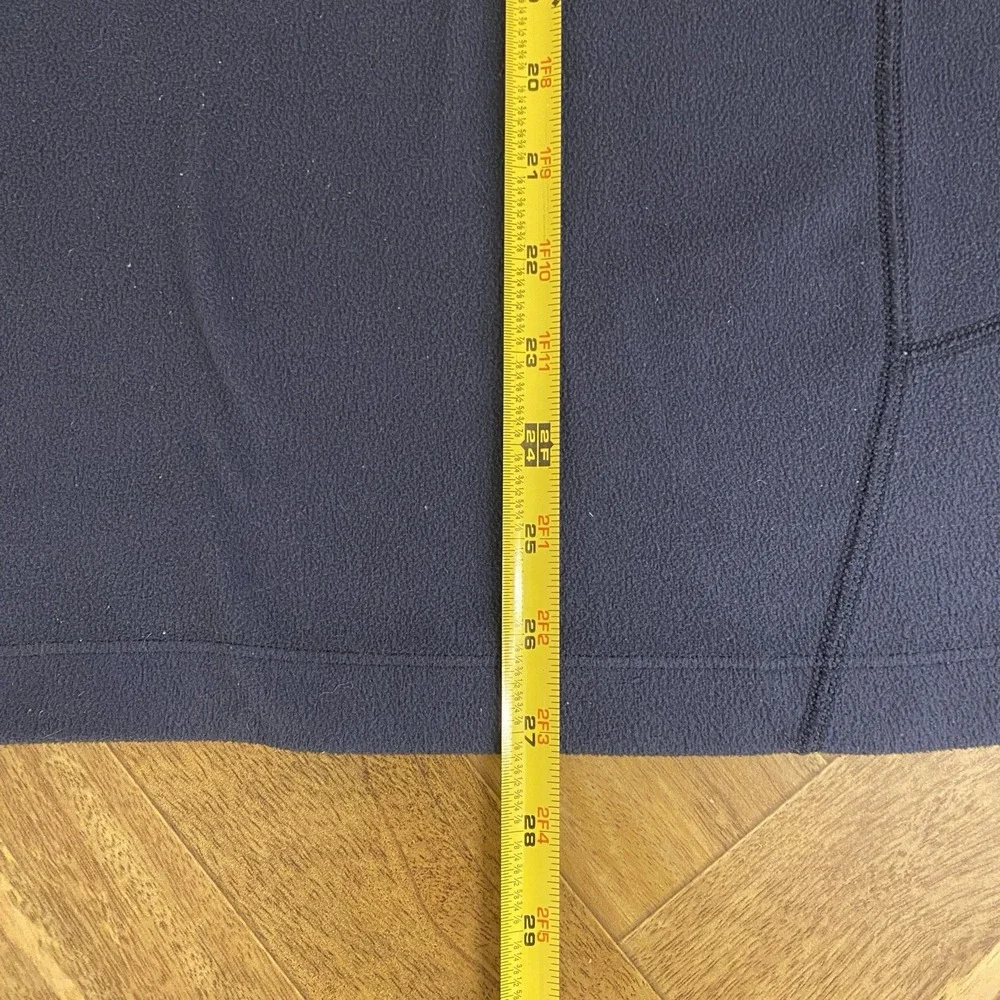 The North Face Quarter Zip Pullover Mens L Blue FlashDry‎ Fleece Sleeve Pocket